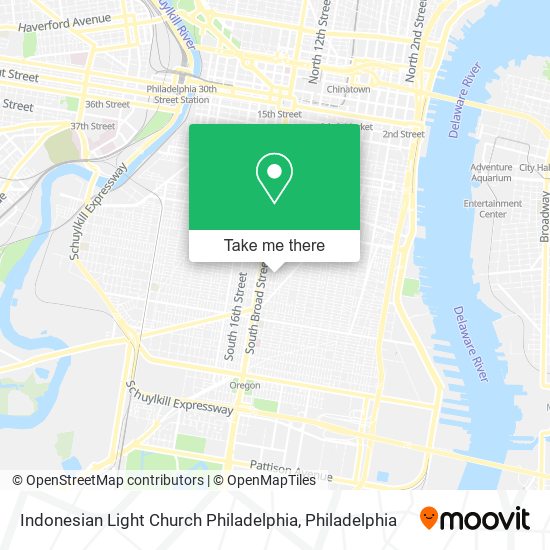 Mapa de Indonesian Light Church Philadelphia