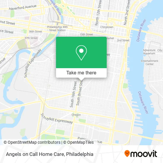 Mapa de Angels on Call Home Care
