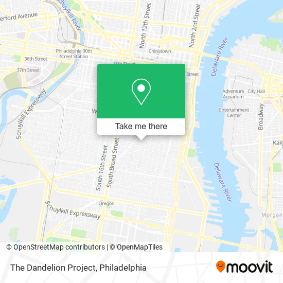 The Dandelion Project map