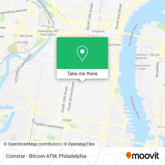 Coinstar - Bitcoin ATM map