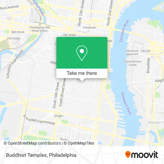 Buddhist Temples map