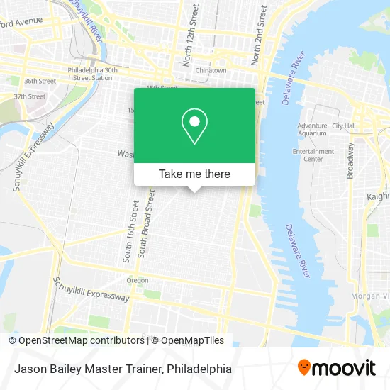 Jason Bailey Master Trainer map