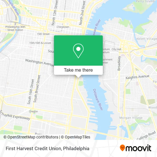 First Harvest Credit Union map