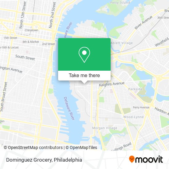 Mapa de Dominguez Grocery