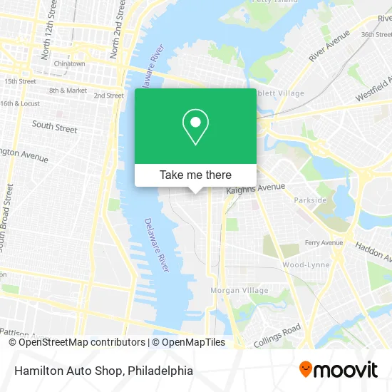 Hamilton Auto Shop map