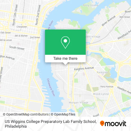 Mapa de US Wiggins College Preparatory Lab Family School