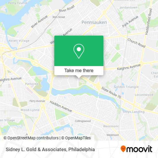 Sidney L. Gold & Associates map