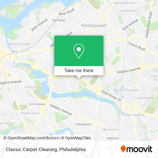 Classic Carpet Cleaning map