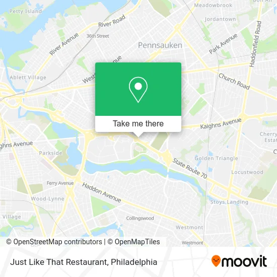 Just Like That Restaurant map