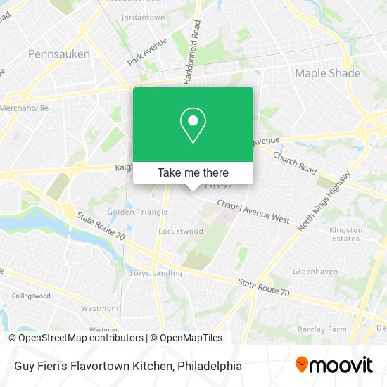 Mapa de Guy Fieri's Flavortown Kitchen