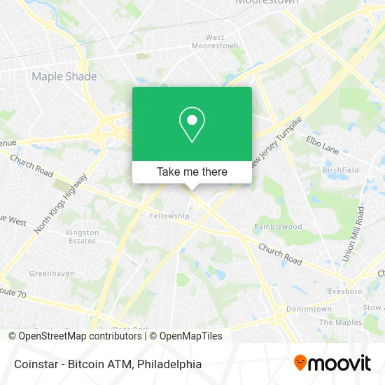 Coinstar - Bitcoin ATM map
