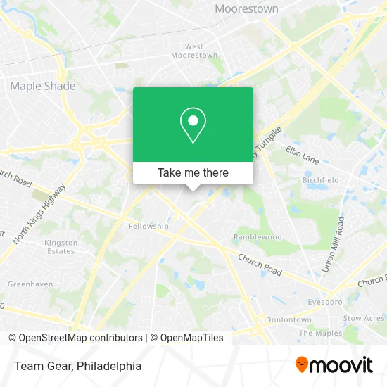Team Gear map