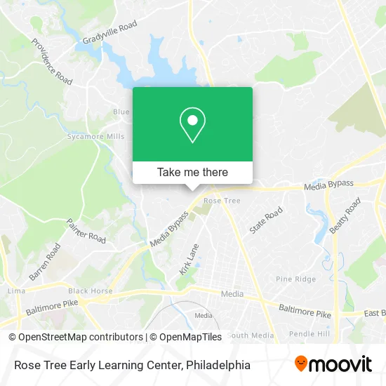 Rose Tree Early Learning Center map
