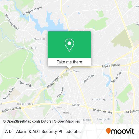 Mapa de A D T Alarm & ADT Security