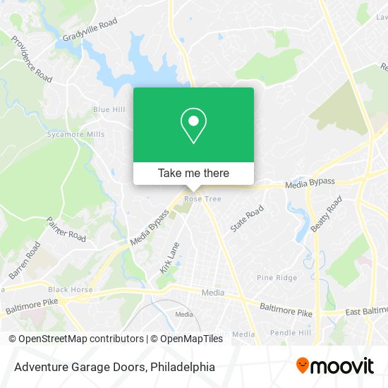 Adventure Garage Doors map