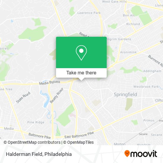Halderman Field map