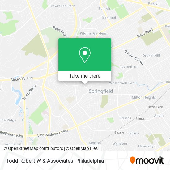 Todd Robert W & Associates map