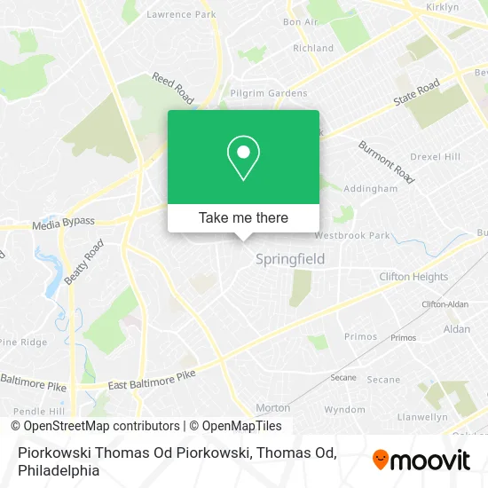 Piorkowski Thomas Od Piorkowski, Thomas Od map