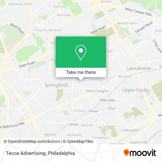 Tecce Advertising map