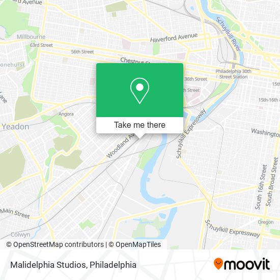 Malidelphia Studios map