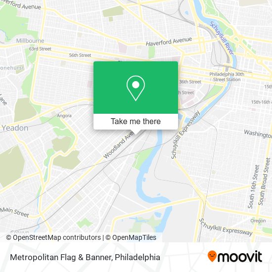 Metropolitan Flag & Banner map