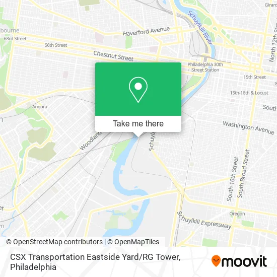 CSX Transportation Eastside Yard / RG Tower map