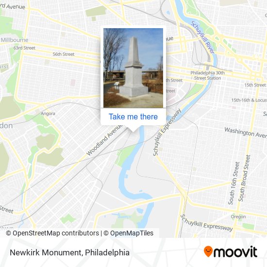 Newkirk Monument map