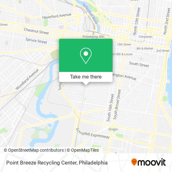 Point Breeze Recycling Center map