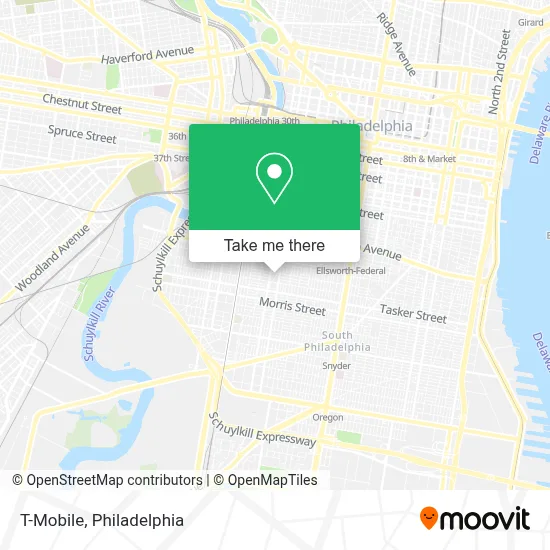 T-Mobile map
