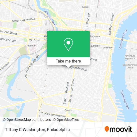 Mapa de Tiffany C Washington