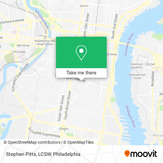 Stephen Pitts, LCSW map