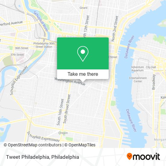 Mapa de Tweet Philadelphia