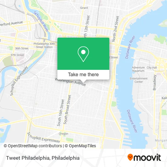 Tweet Philadelphia map