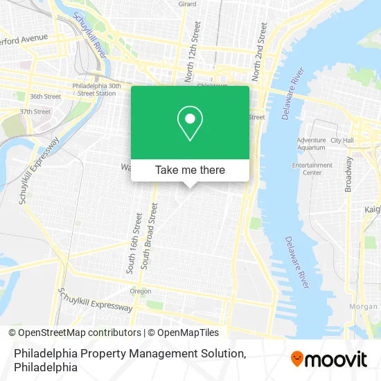 Philadelphia Property Management Solution map