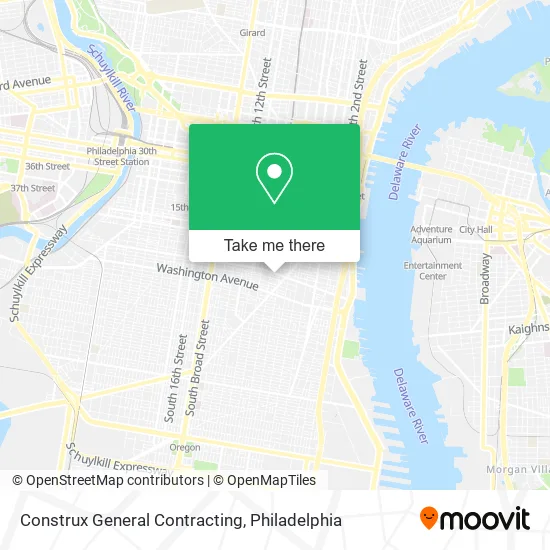 Construx General Contracting map