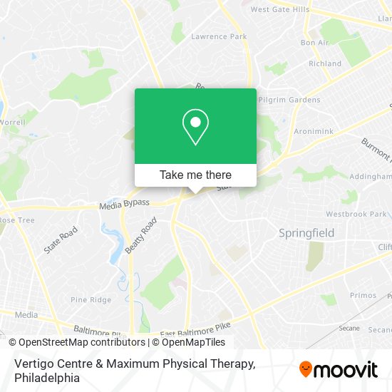 Vertigo Centre & Maximum Physical Therapy map