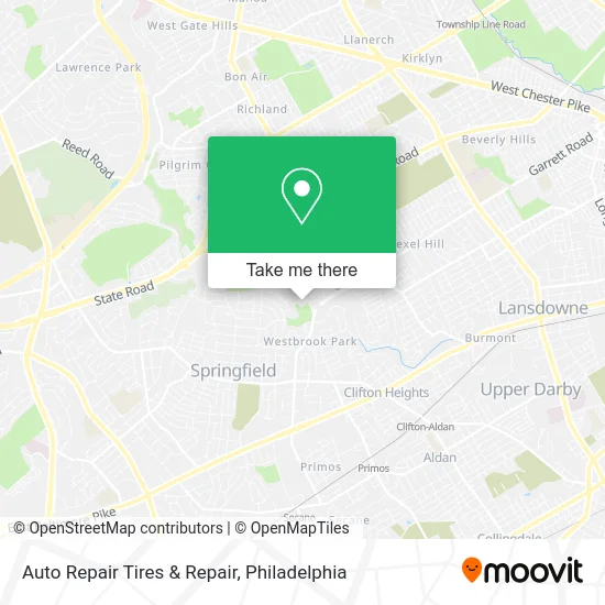 Auto Repair Tires & Repair map
