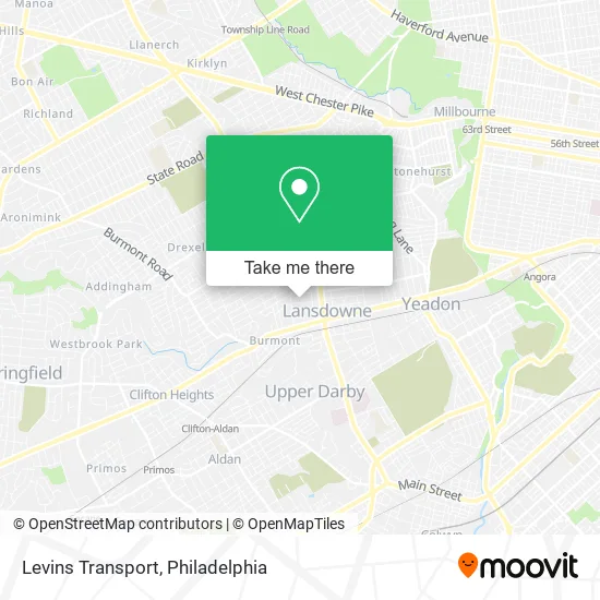 Levins Transport map