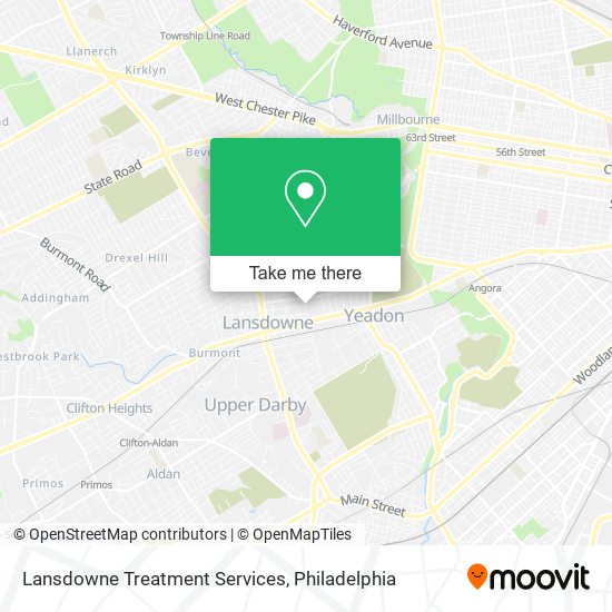 Lansdowne Treatment Services map