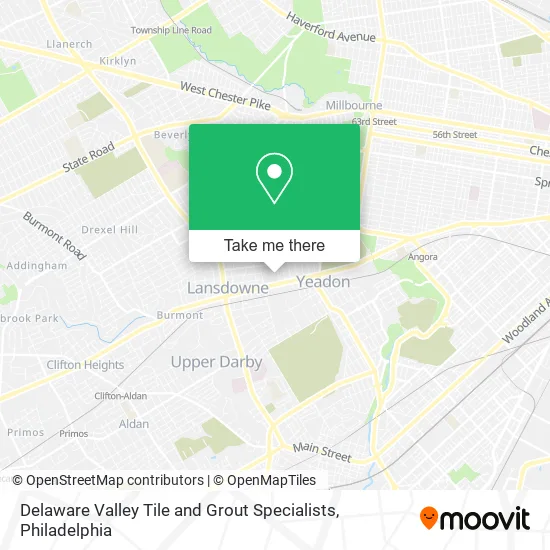 Delaware Valley Tile and Grout Specialists map