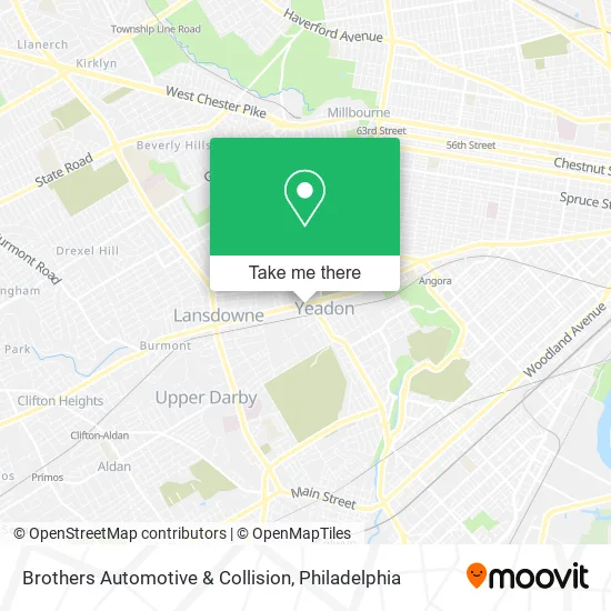 Brothers Automotive & Collision map
