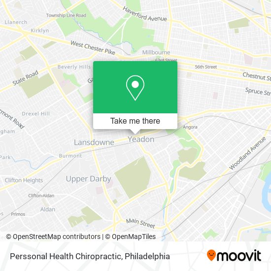 Perssonal Health Chiropractic map