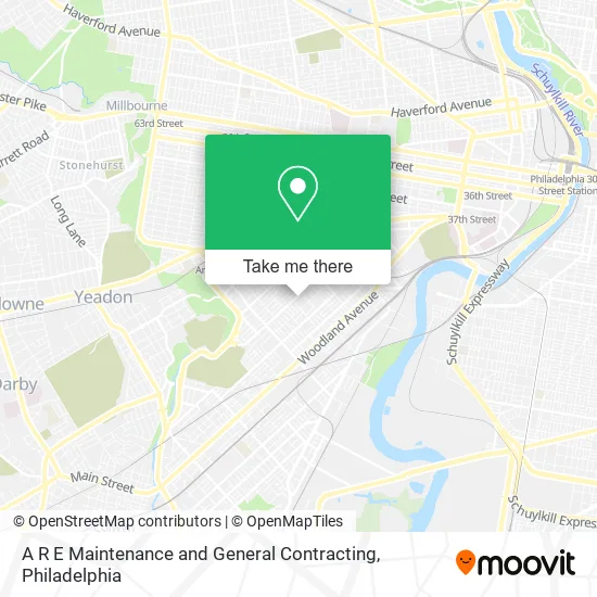 A R E Maintenance and General Contracting map