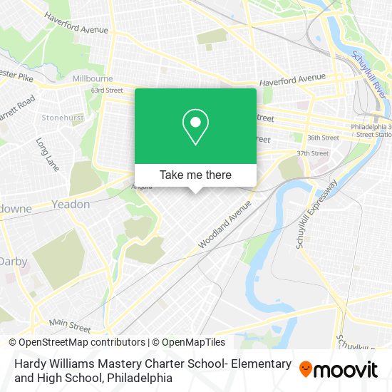 Hardy Williams Mastery Charter School- Elementary and High School map
