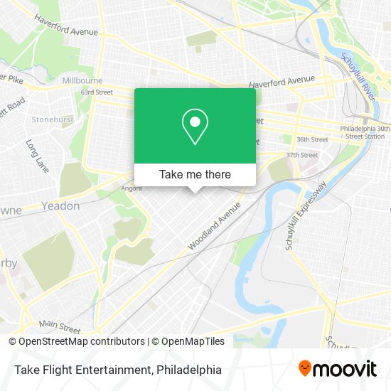 Take Flight Entertainment map