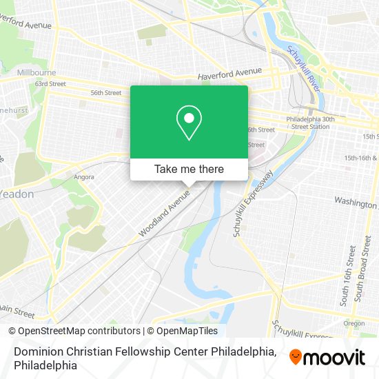 Dominion Christian Fellowship Center Philadelphia map
