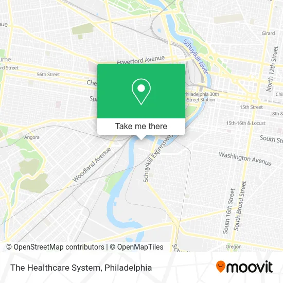 The Healthcare System map