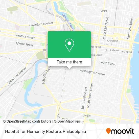 Mapa de Habitat for Humanity Restore