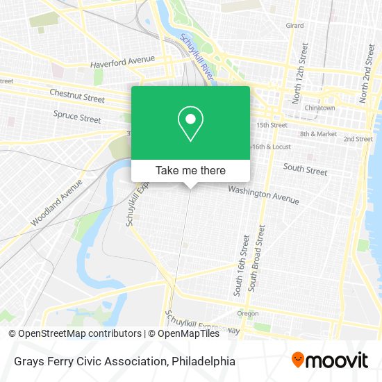 Grays Ferry Civic Association map