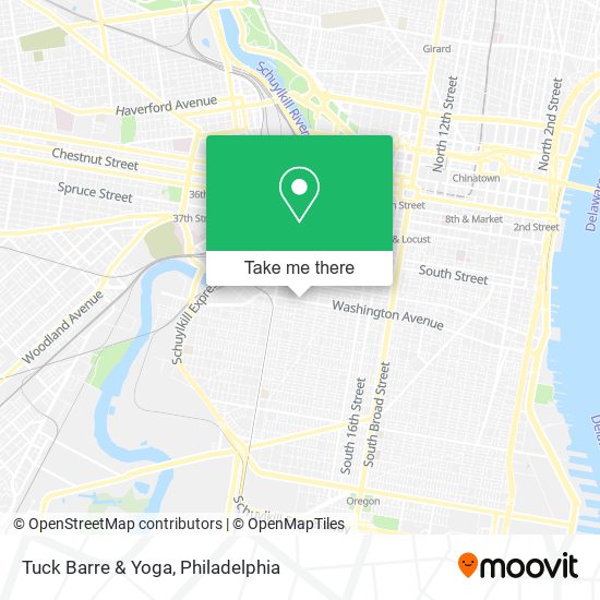 Tuck Barre & Yoga map